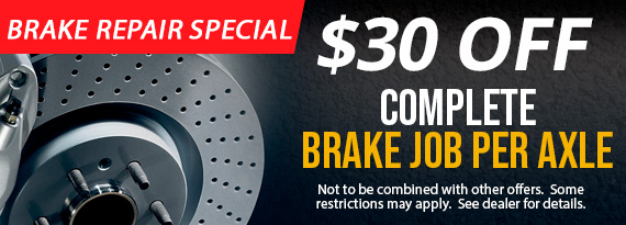 Brake repair special